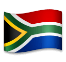 Flagge von Südafrika Emoji LG