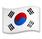 Bandera de Corea del Sur Emoji LG