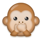 🙊 Speak-No-Evil Monkey Emoji on LG Phones