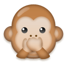 speak-no-evil-monkey Emoji lg