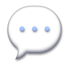 Speech Balloon Emoji on LG Phones
