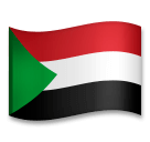 Флаг Судана Эмодзи на телефонах LG