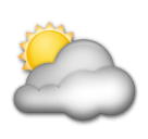 sun-behind-large-cloud Emoji lg