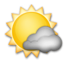 sun-behind-small-cloud Emoji lg