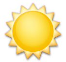 Sun Emoji on LG Phones