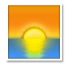 Sonnenaufgang Emoji LG