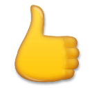 Thumbs Up Emoji on LG Phones