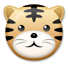 🐯 Cara de tigre Emoji en LG