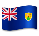Bandera de las Islas Turcas y Caicos Emoji LG