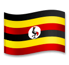 Bandeira do Uganda Emoji LG