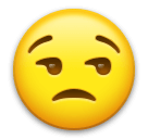 Ernstes Gesicht Emoji LG