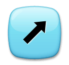↗️ Up-Right Arrow Emoji on LG Phones