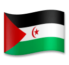 Bandera del Sáhara Occidental Emoji LG