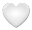 🤍 White Heart Emoji on LG Phones