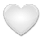 white-heart Emoji lg
