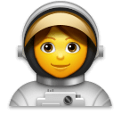 👩‍🚀 Astronautin Emoji auf LG