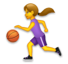 ⛹️‍♀️ Jogadora de basquetebol Emoji nos LG