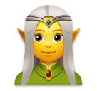 🧝‍♀️ Mulher elfo Emoji nos LG