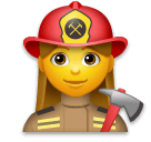 👩‍🚒 Feuerwehrfrau Emoji auf LG