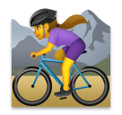 woman-mountain-biking Emoji lg