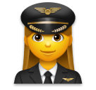 👩‍✈️ ️Woman Pilot Emoji on LG Phones