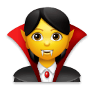 🧛‍♀️ Woman Vampire Emoji on LG Phones