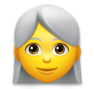 woman-white-haired Emoji lg