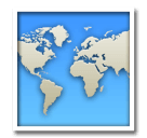 🗺️ World Map Emoji on LG Phones