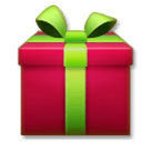Wrapped Gift Emoji on LG Phones