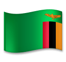 Flagge von Sambia Emoji LG