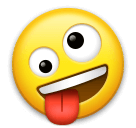 🤪 Cara de bobo Emoji en LG