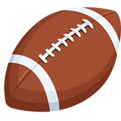 🏈 Ballon de football américain Emoji in Messenger
