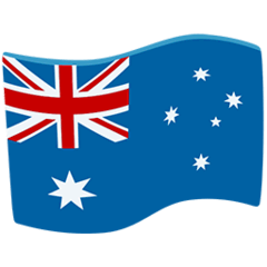 Flagge von Australien Emoji Messenger