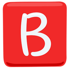 Grupo sanguíneo B Emoji Messenger