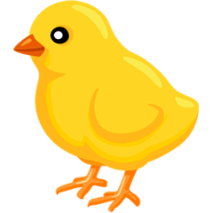 Baby Chick Emoji in Messenger