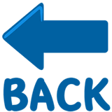 back-arrow Emoji messenger
