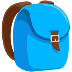 🎒 Rucksack Emoji auf Messenger
