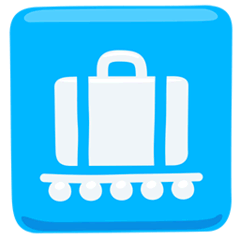 🛄 Baggage Claim Emoji in Messenger