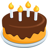 birthday-cake Emoji messenger