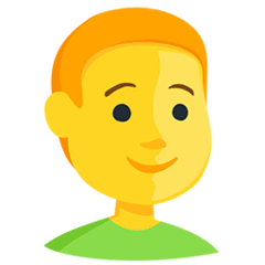 Boy Emoji in Messenger