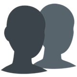 busts-in-silhouette Emoji messenger