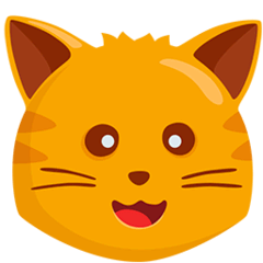Tête de chat Émoji Messenger