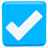 check-box-with-check Emoji messenger