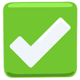 check-mark-button Emoji messenger