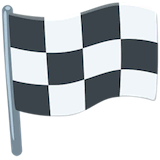 chequered-flag Emoji messenger