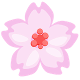 cherry-blossom Emoji messenger