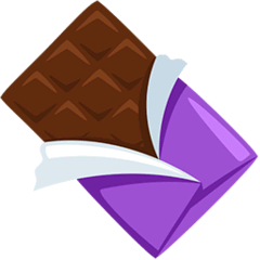 Chocolate Bar Emoji in Messenger