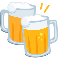 Clinking Beer Mugs Emoji in Messenger