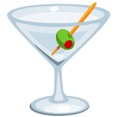 Cocktail Glass Emoji in Messenger