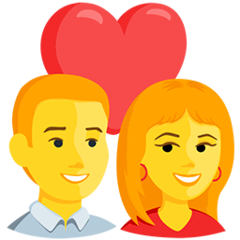 💑 Couple Avec Cœur Emoji in Messenger